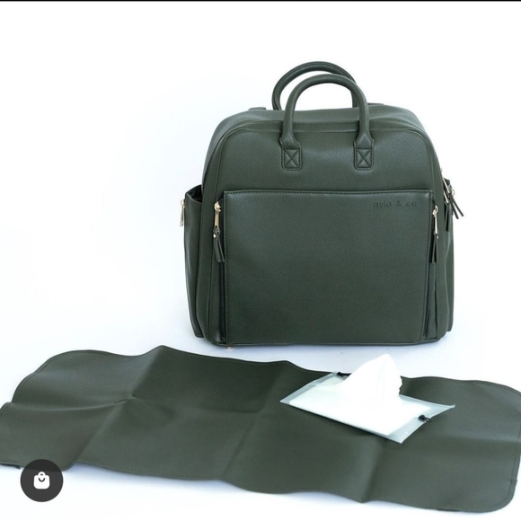 Brand New Ayla&Co Large Travel Bag color Olive Green - Picture 3 of 13